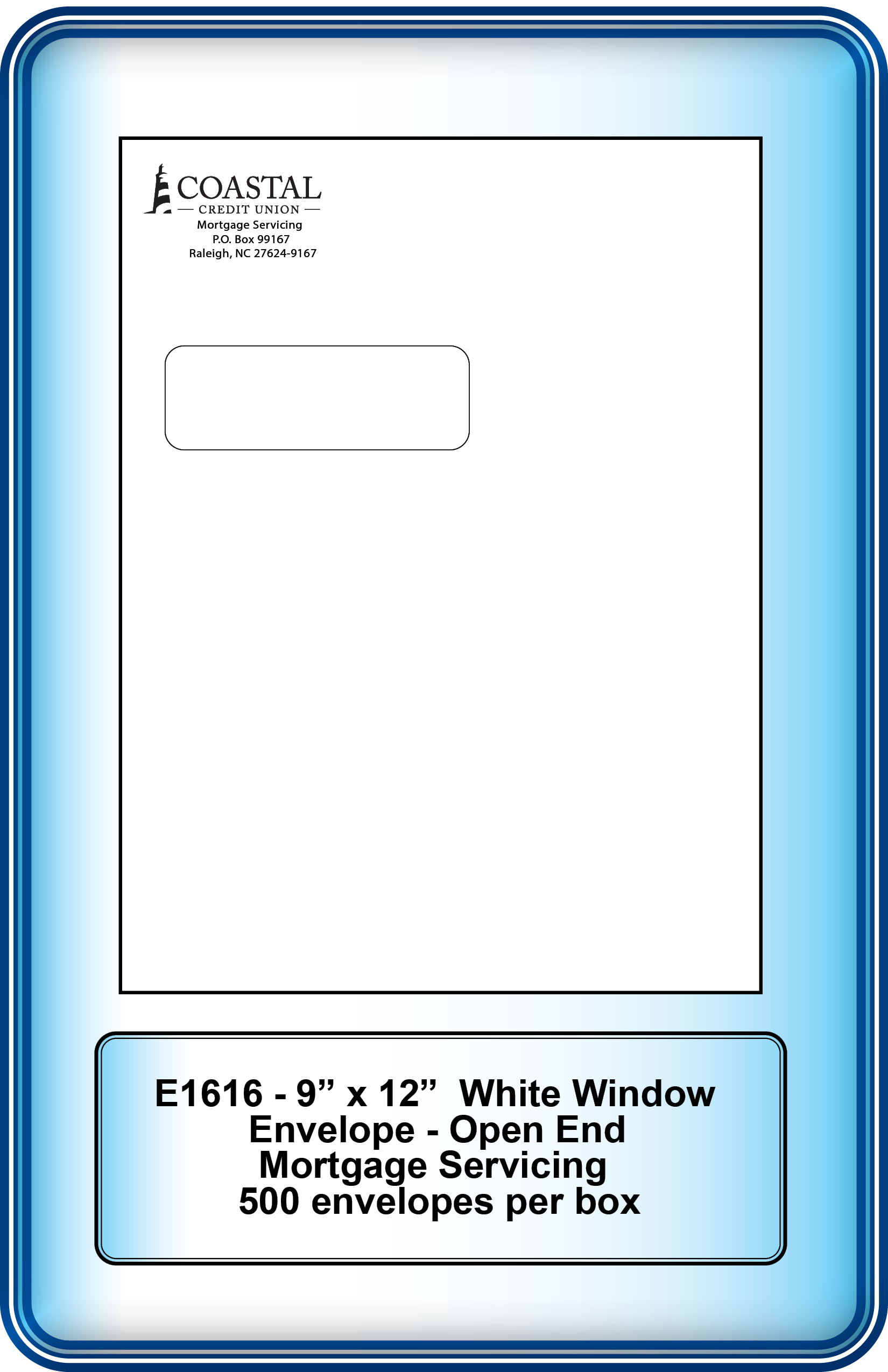 E1616-Mortgage Servicing Envelope-NEW REVISION